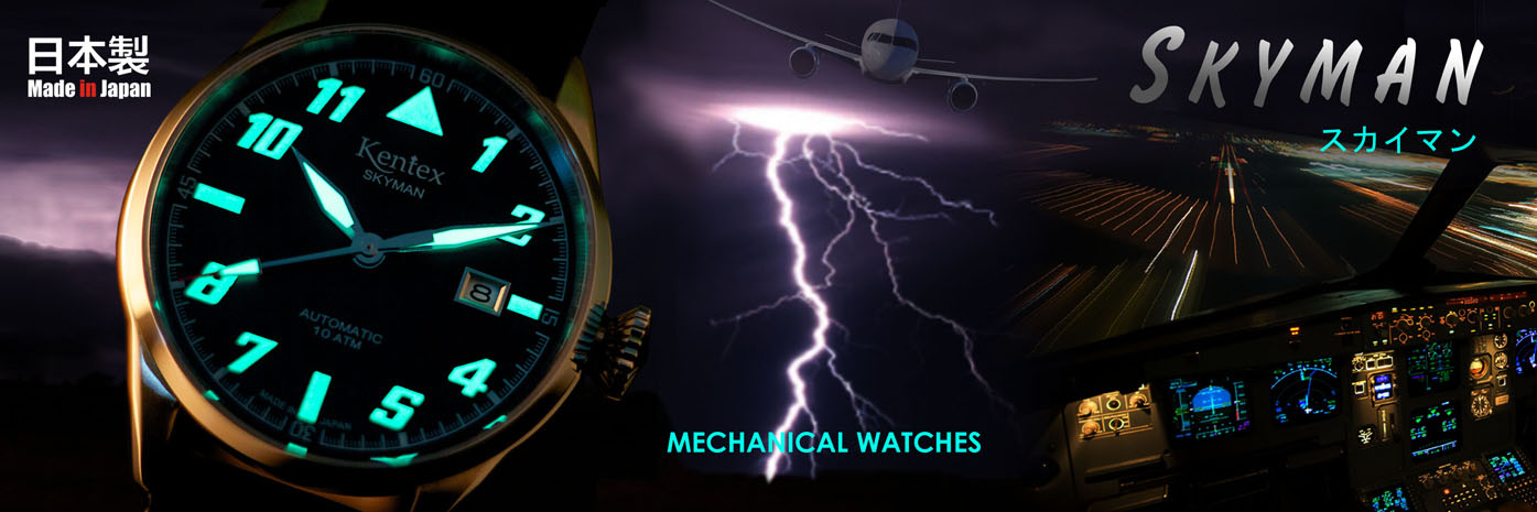 Механические часы Kentex Skyman