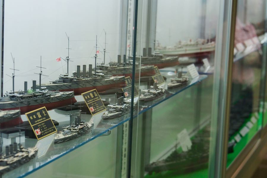 Коллекция моделей судов японского флота